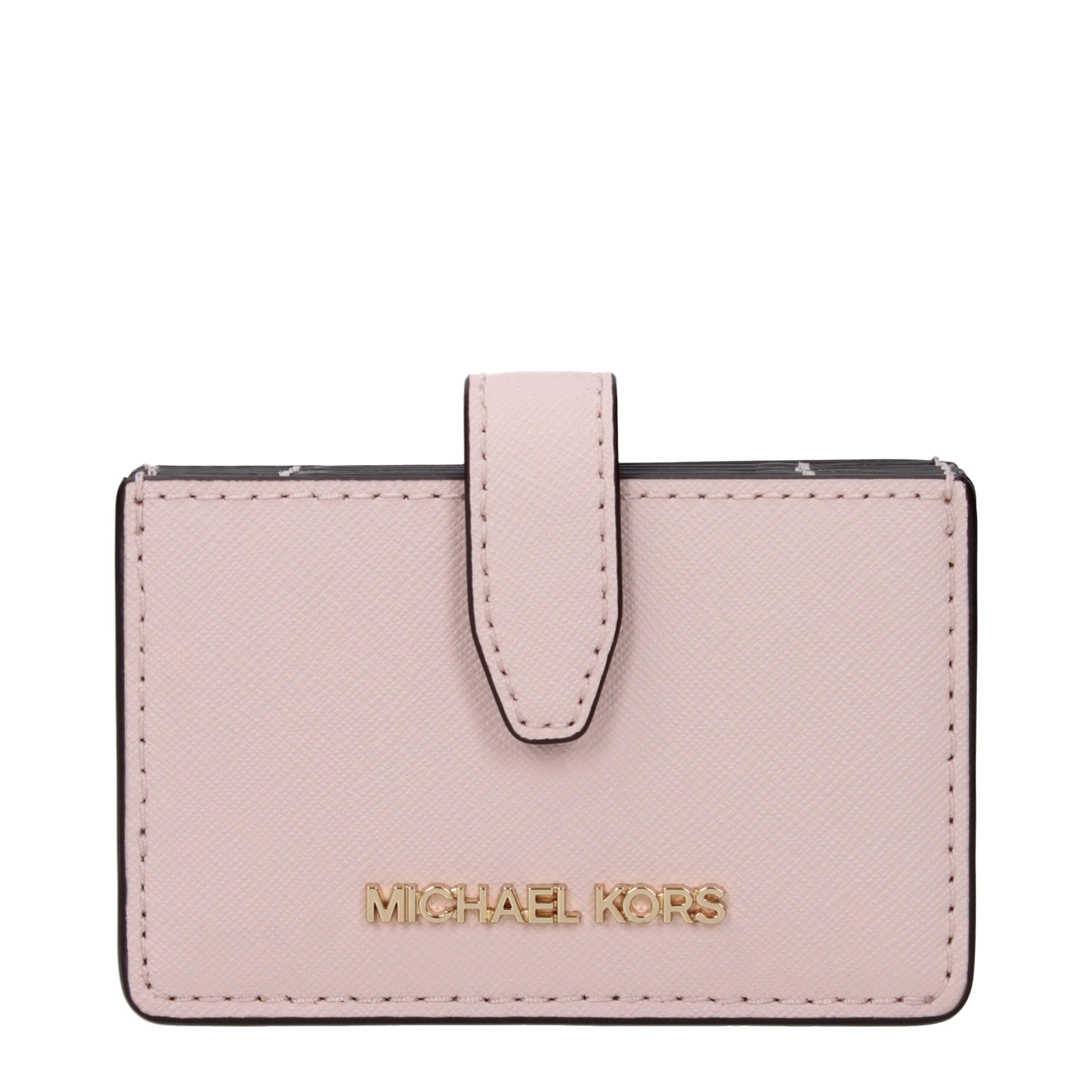 Michael Kors Pink Leather Cardholders