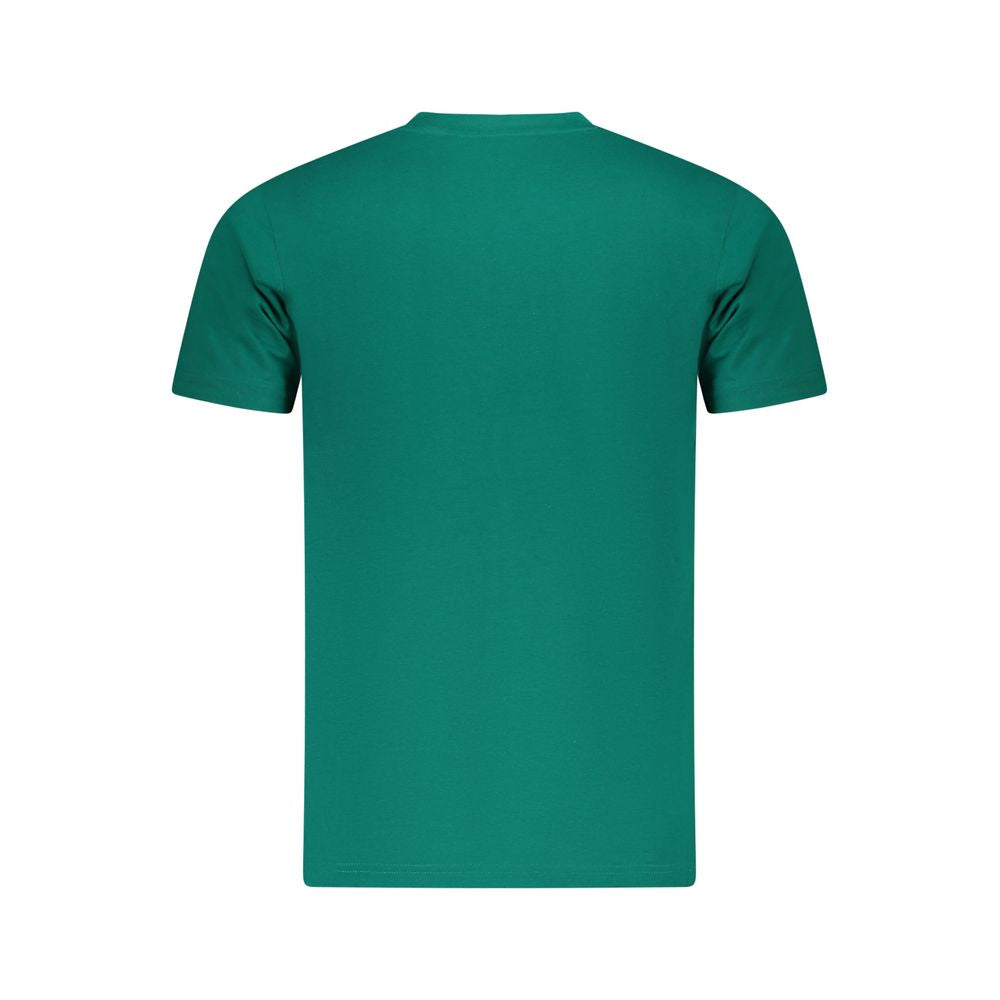Cavalli Class Green Cotton T-Shirt