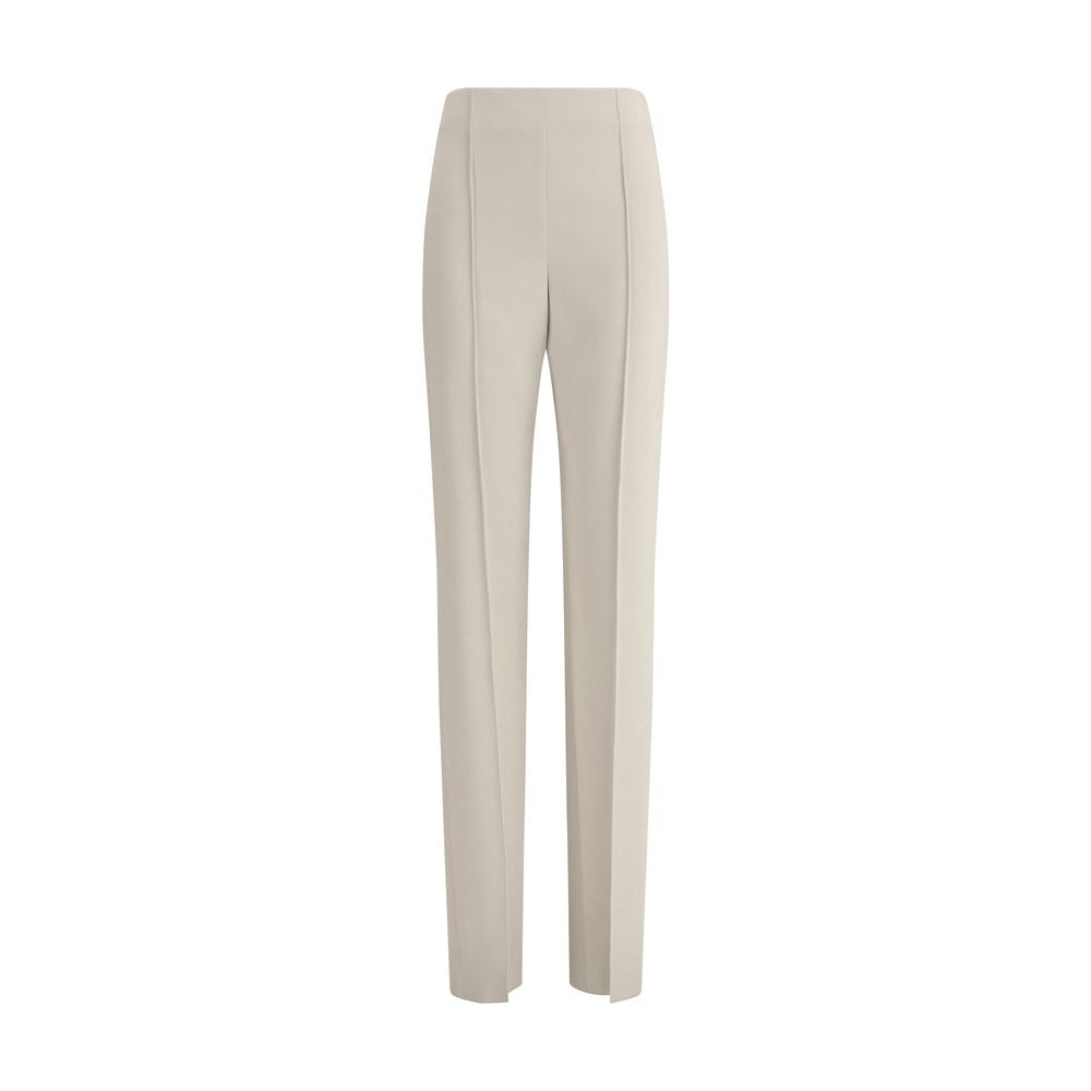 Giorgio Armani Gray Viscose Casual Pants