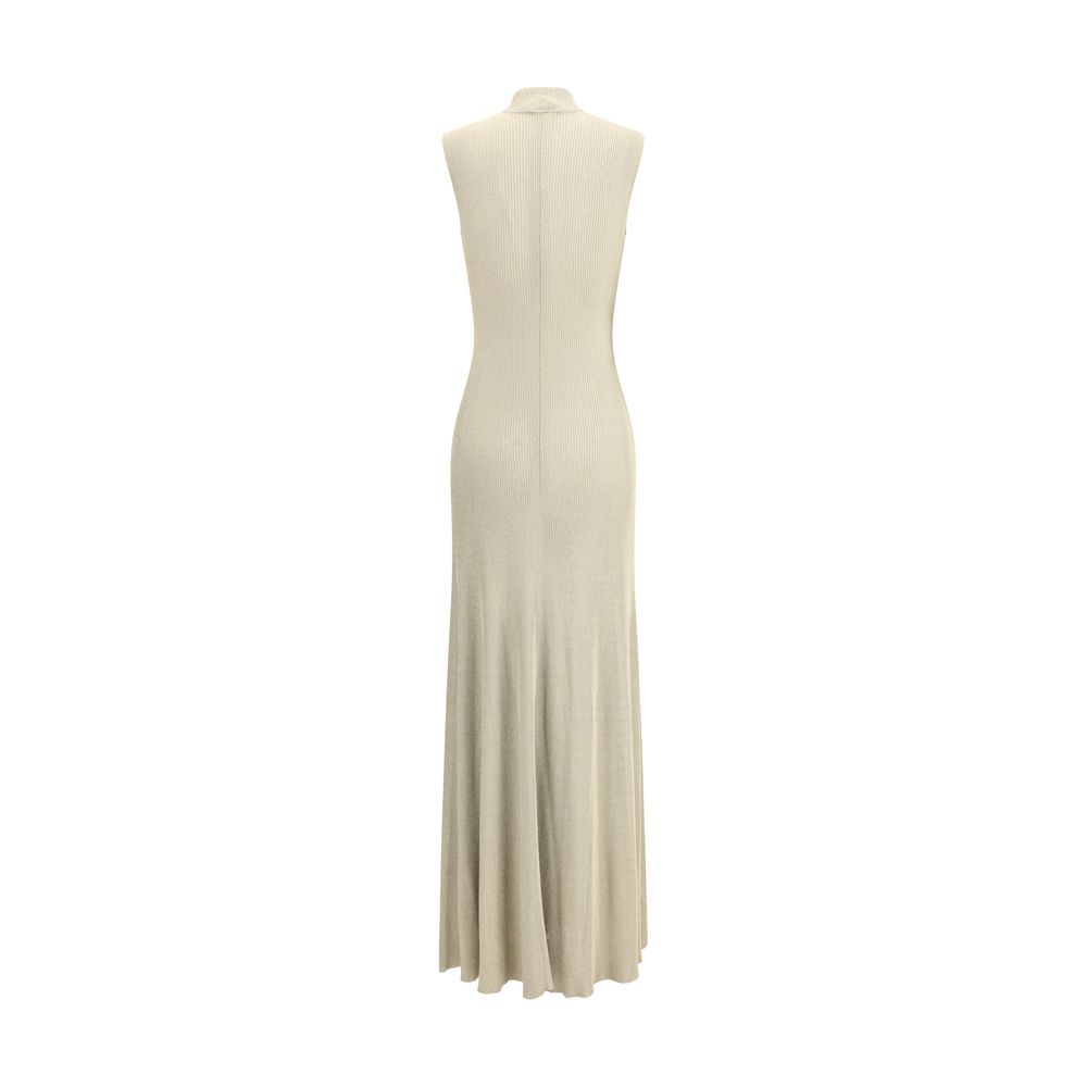 Self-Portrait Lurex knit long Dress