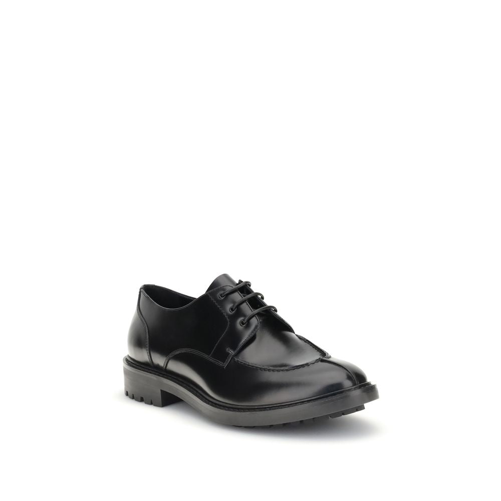 Saint Laurent Leather Lace-Ups