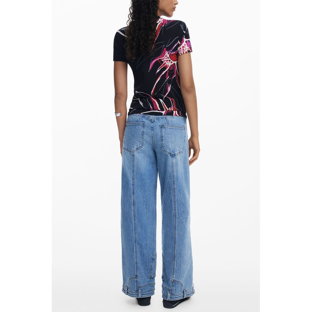Desigual Black Viscose Women Top