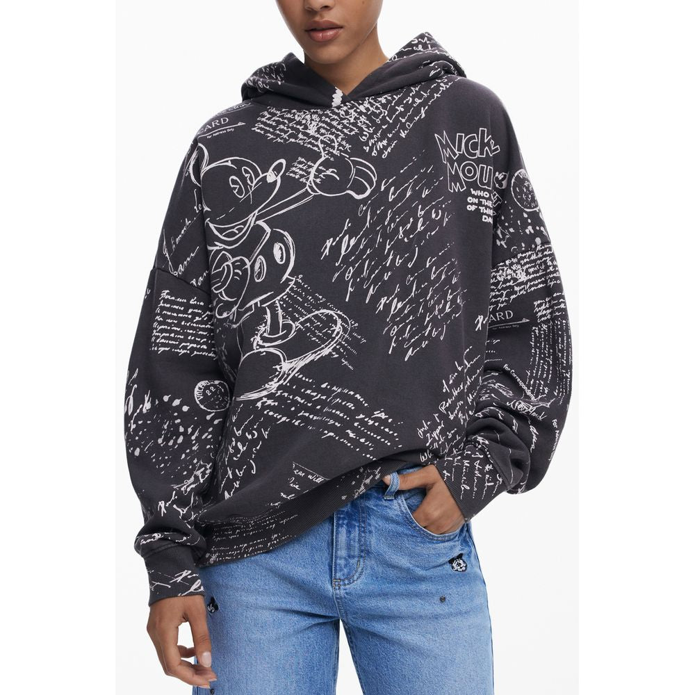 Desigual Black Cotton Women Sweater
