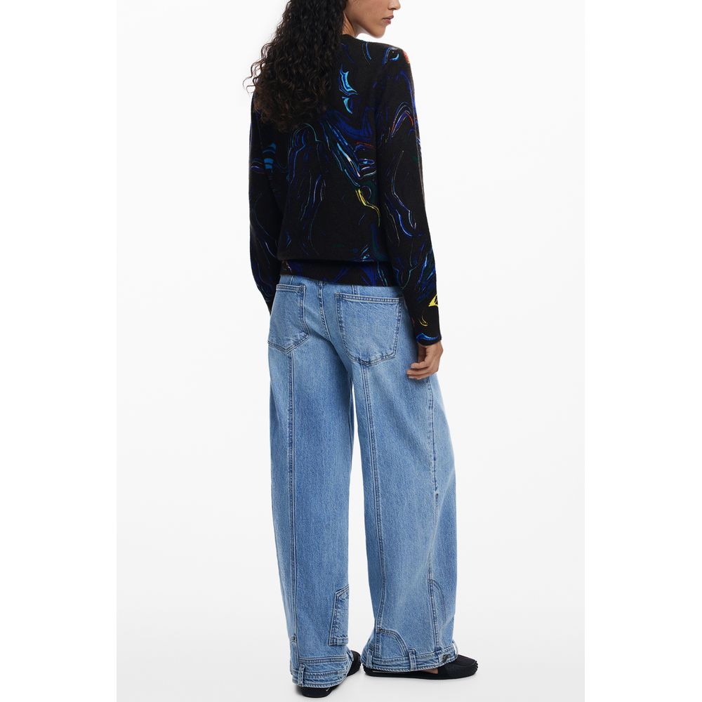 Desigual Black Polyamide Women Sweater