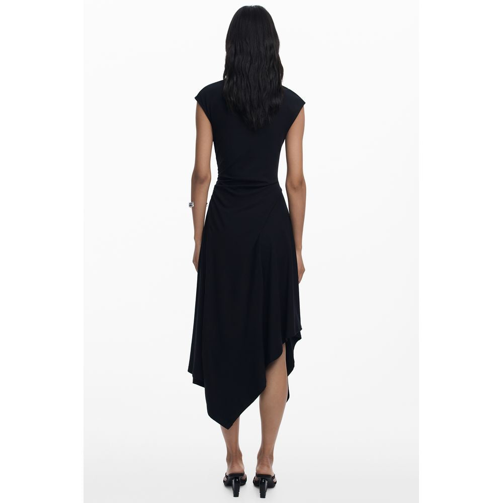 Desigual Black Cotton Dress