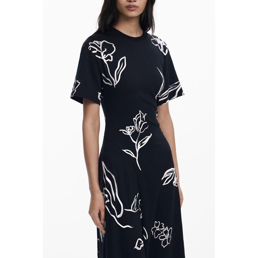 Desigual Black Cotton Dress