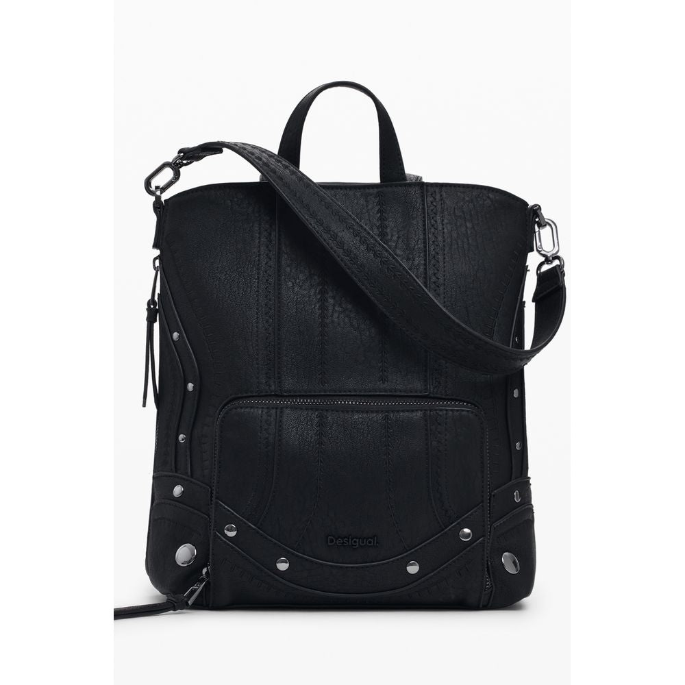 Desigual Black Polyethylene Backpack