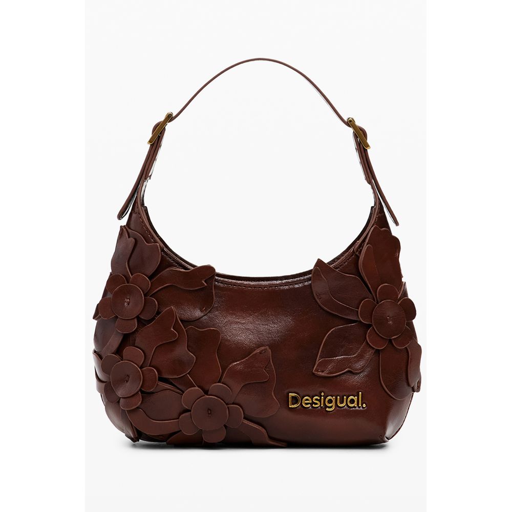 Desigual Brown Polyethylene Handbag