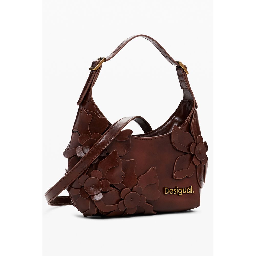 Desigual Brown Polyethylene Handbag