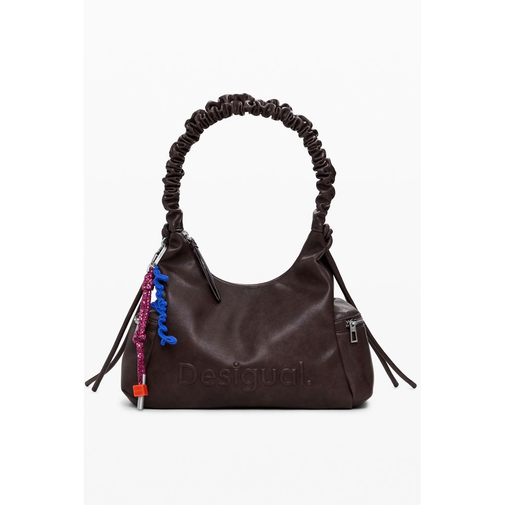 Desigual Brown Polyethylene Handbag