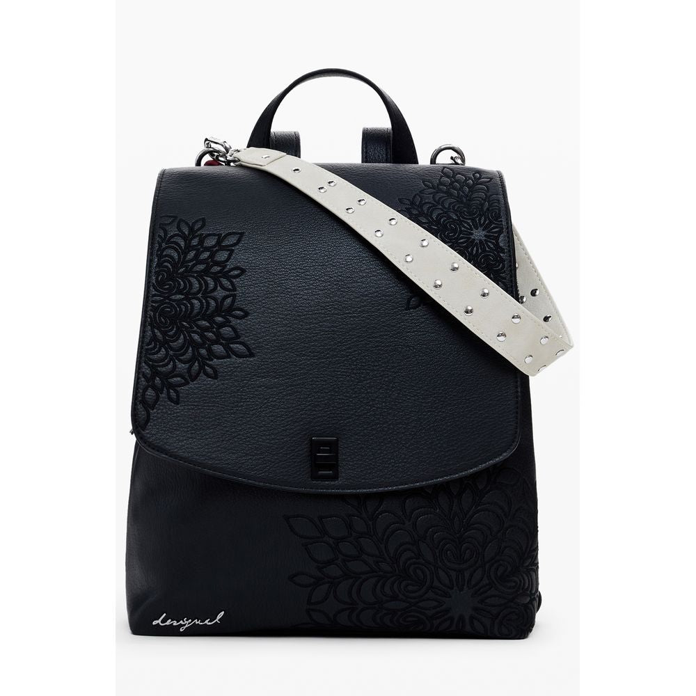 Desigual Black Polyethylene Backpack