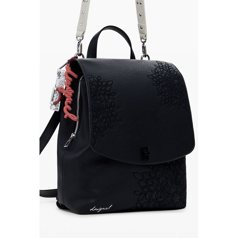 Desigual Black Polyethylene Backpack
