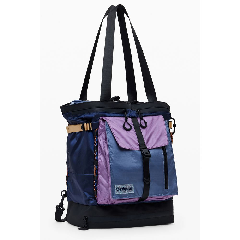 Desigual Blue Polyethylene Backpack