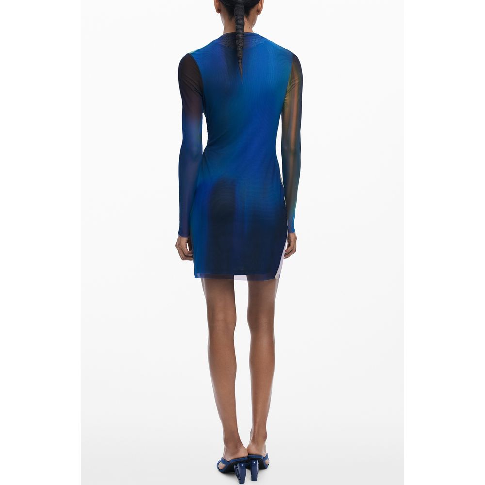 Desigual Blue Polyester Dress