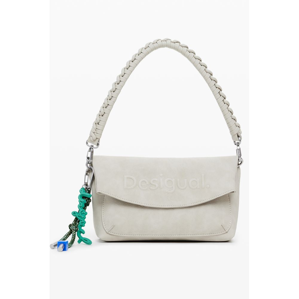 Desigual Beige Polyethylene Handbag