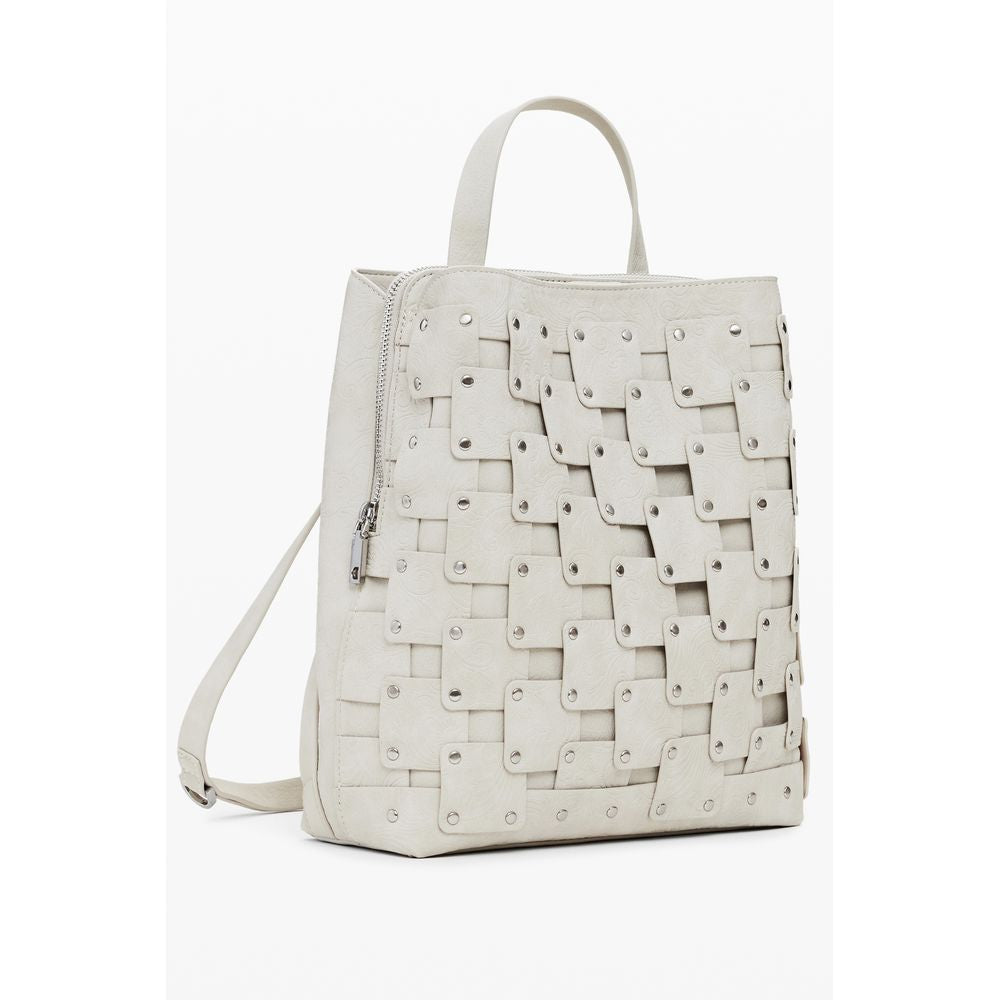 Desigual Beige Polyethylene Backpack