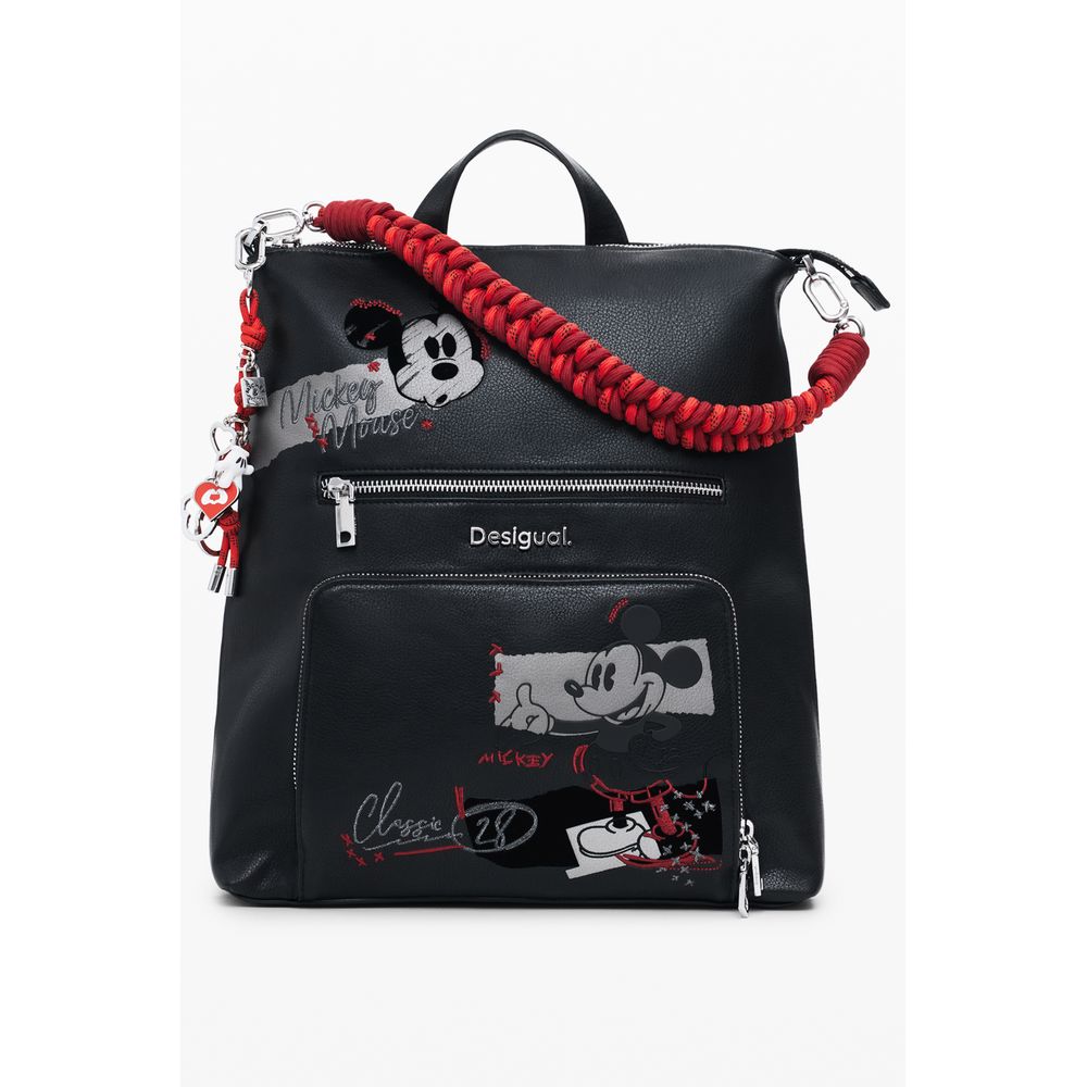 Desigual Black Polyethylene Backpack