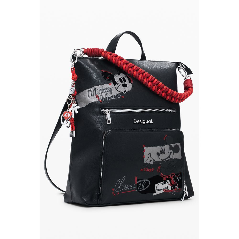 Desigual Black Polyethylene Backpack