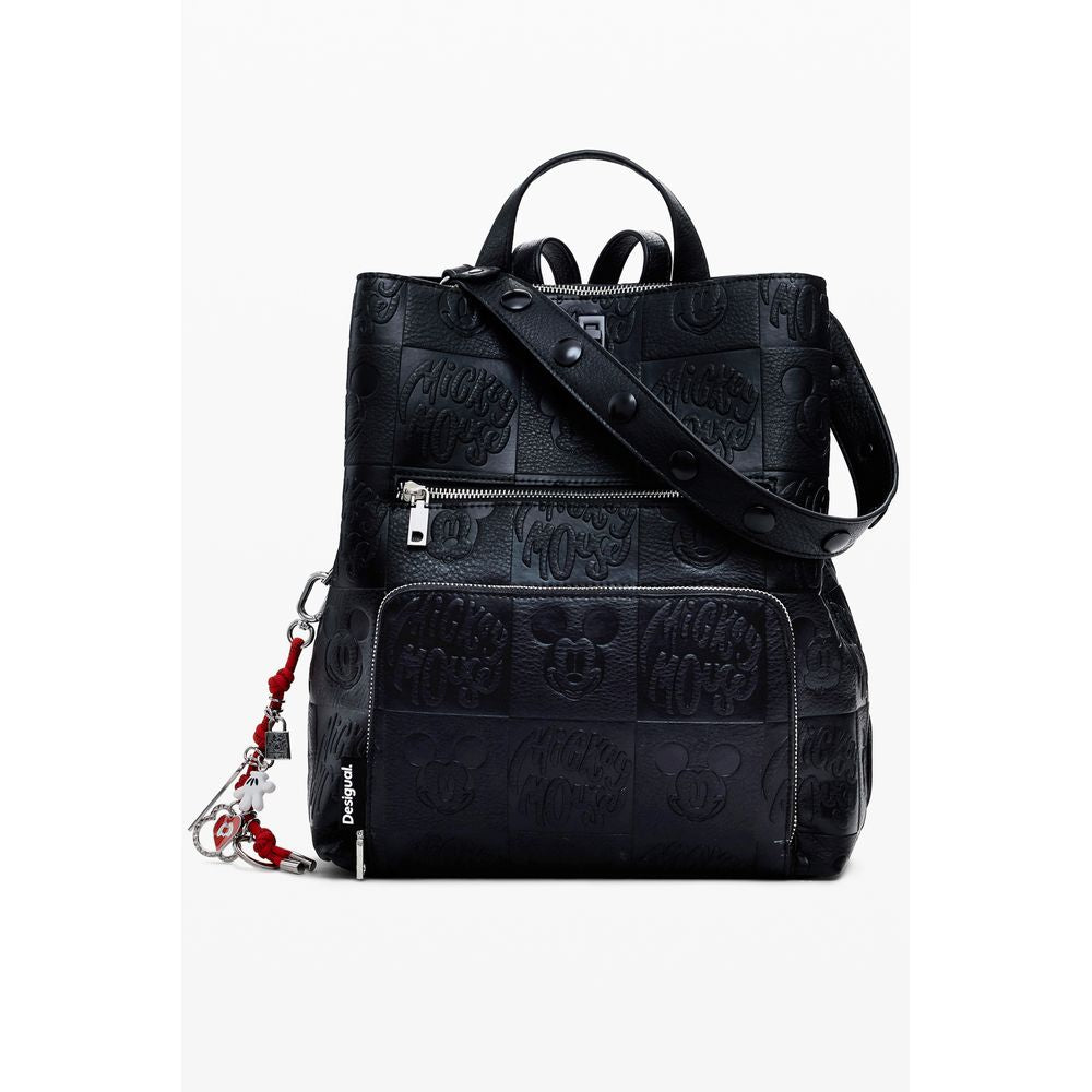 Desigual Black Polyethylene Backpack