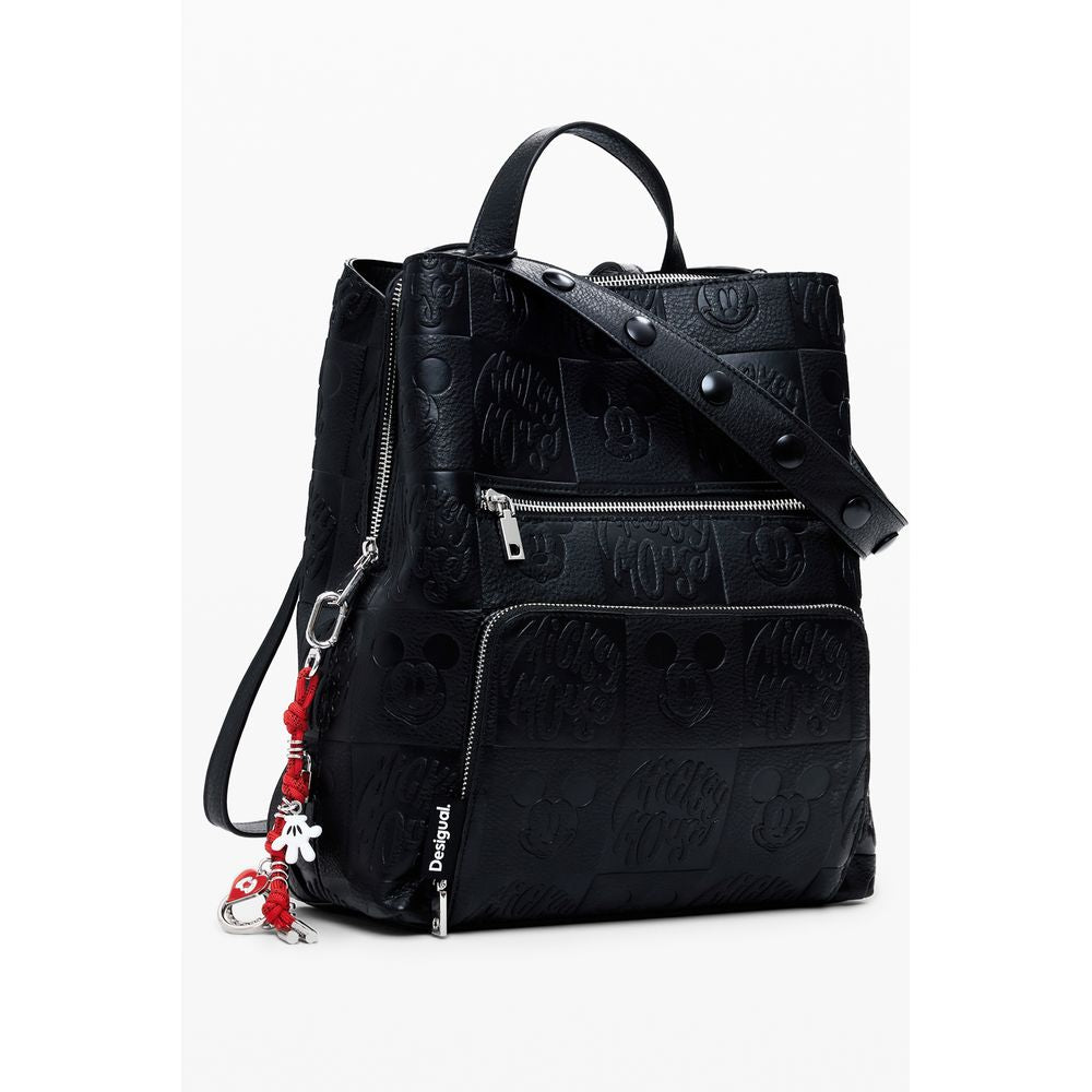 Desigual Black Polyethylene Backpack