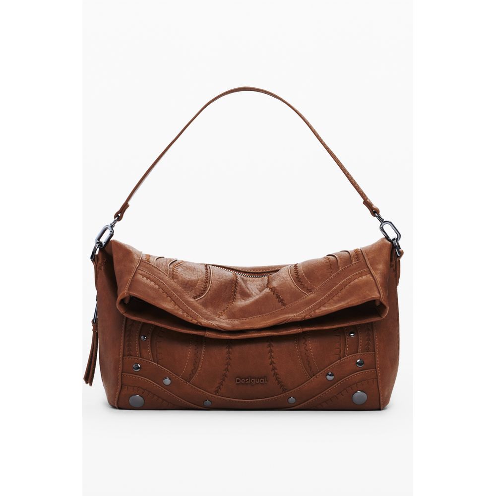 Desigual Brown Polyethylene Handbag
