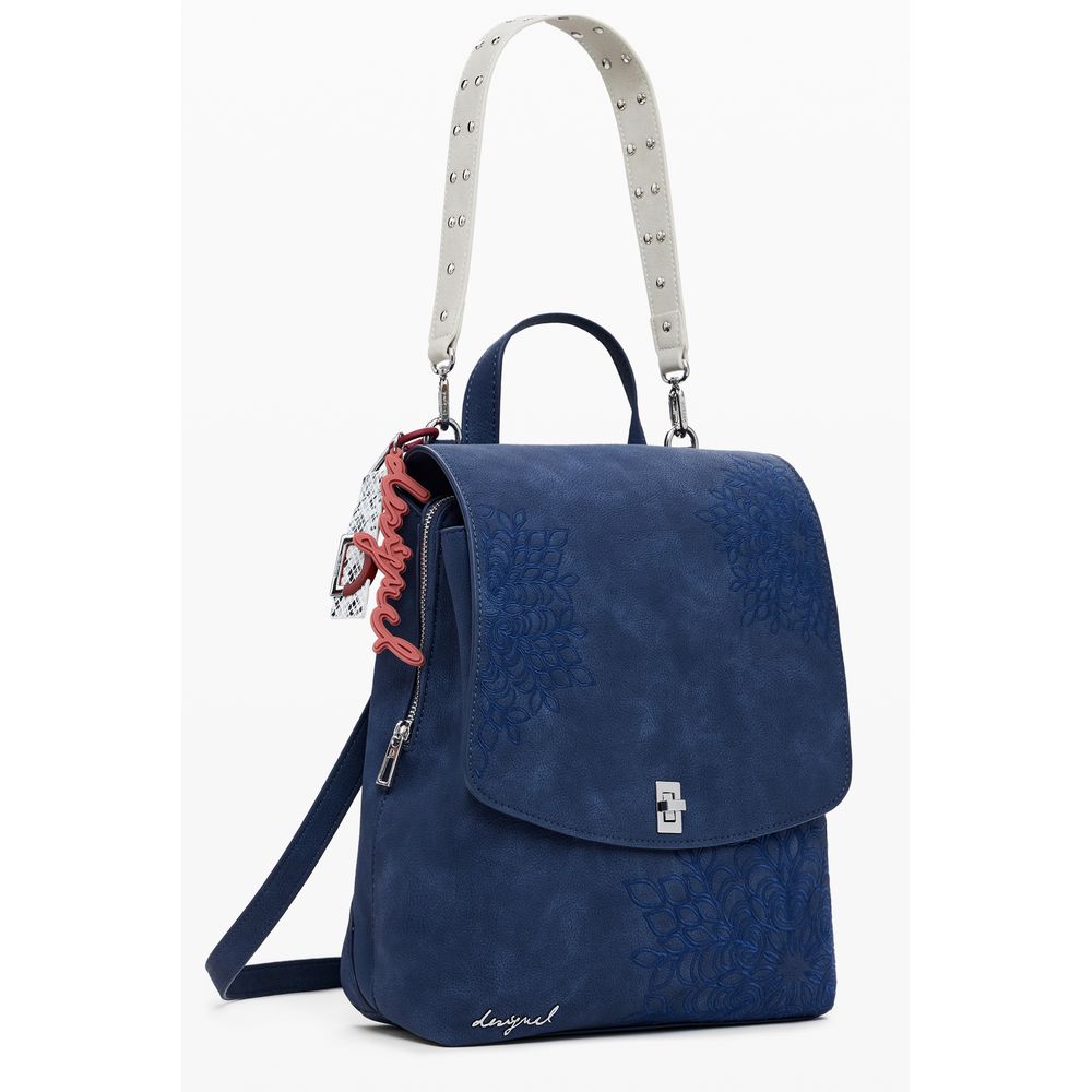 Desigual Blue Polyethylene Backpack