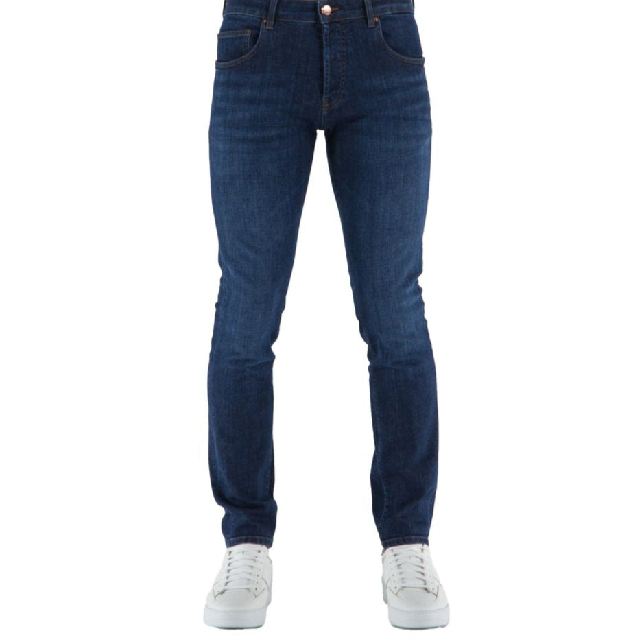 Don The Fuller Blue Cotton Men's Jeans
