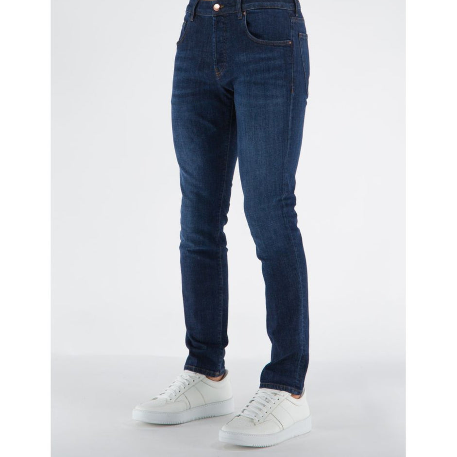 Don The Fuller Blue Cotton Men's Jeans
