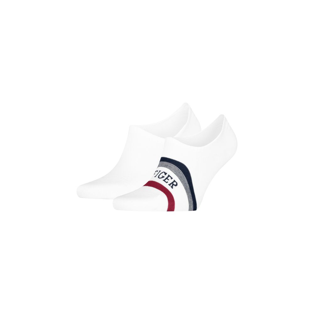 Tommy Hilfiger White Cotton Socks