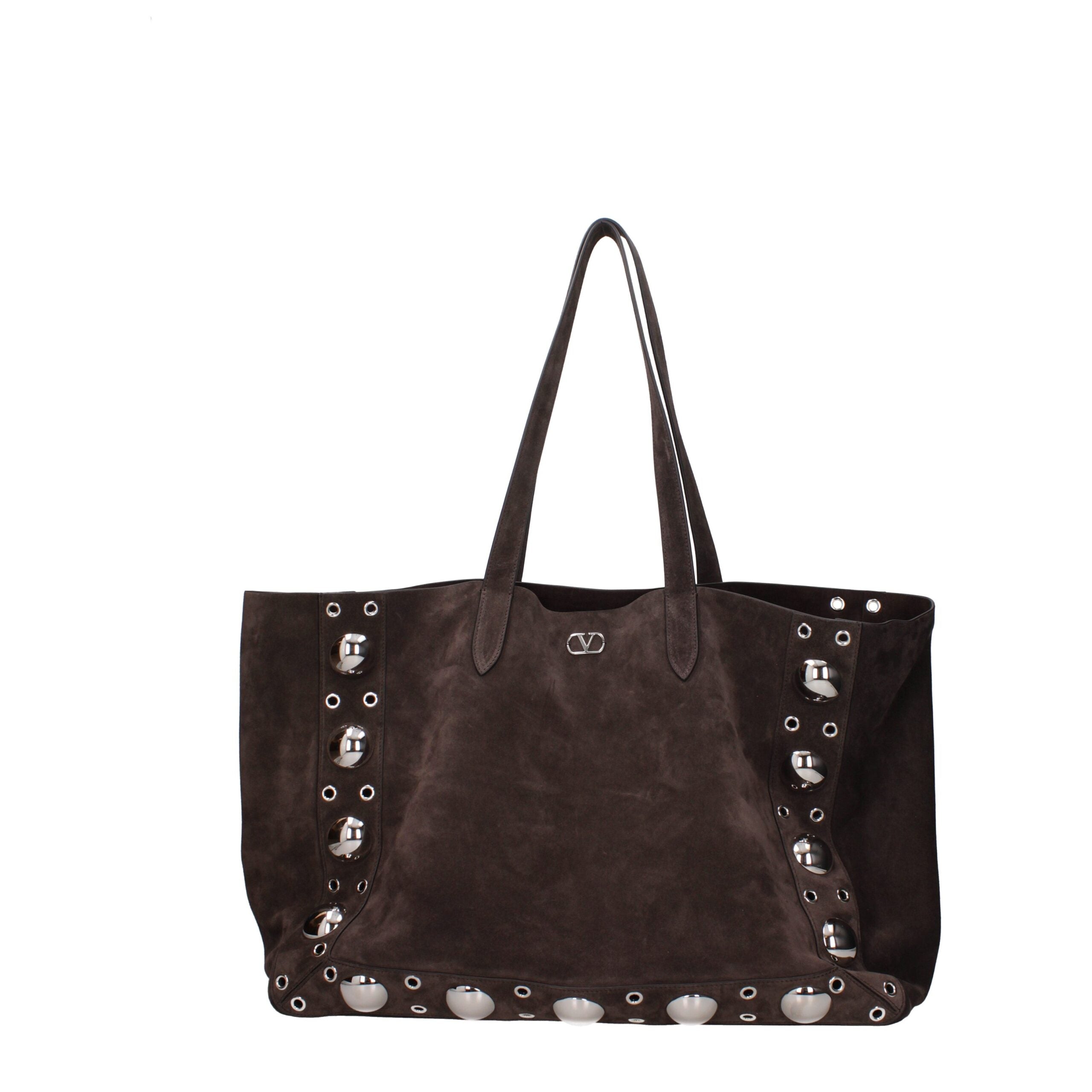Valentino Garavani Brown Leather Shoulder Bag