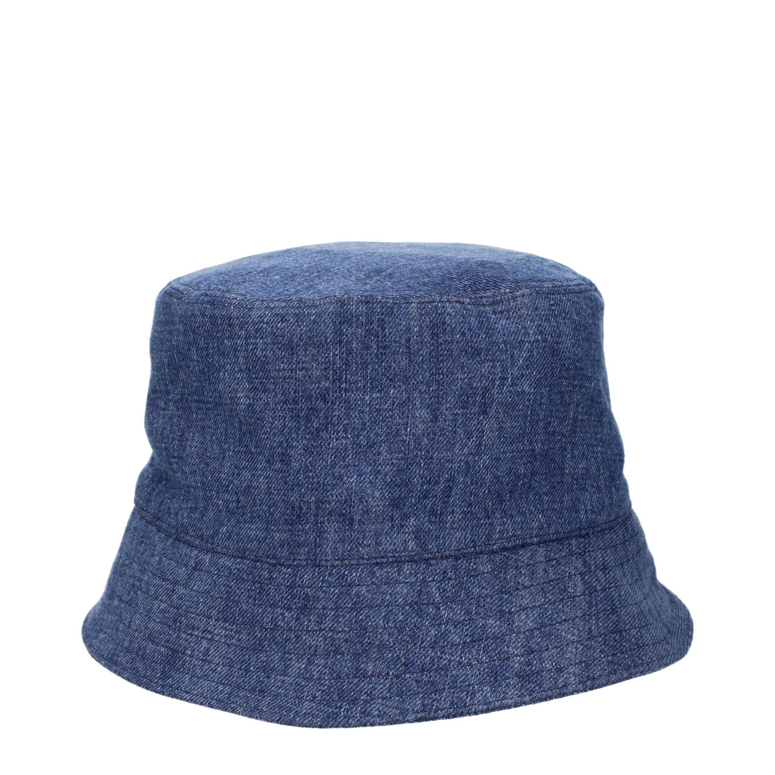 Miu Miu Blue Cotton Bucket Hats