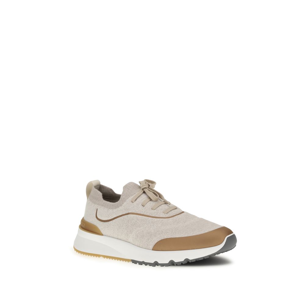 Brunello Cucinelli Techno cotton knit Sneakers runners