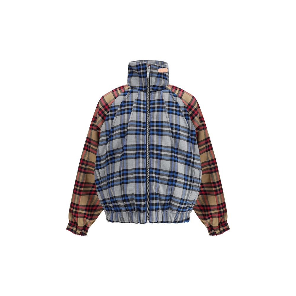 PDF Channel Multicolor Polyester Bomber