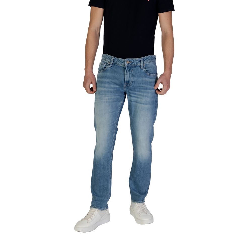 Guess Blue Cotton Skinny Jeans