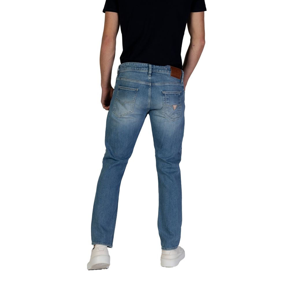 Guess Blue Cotton Skinny Jeans