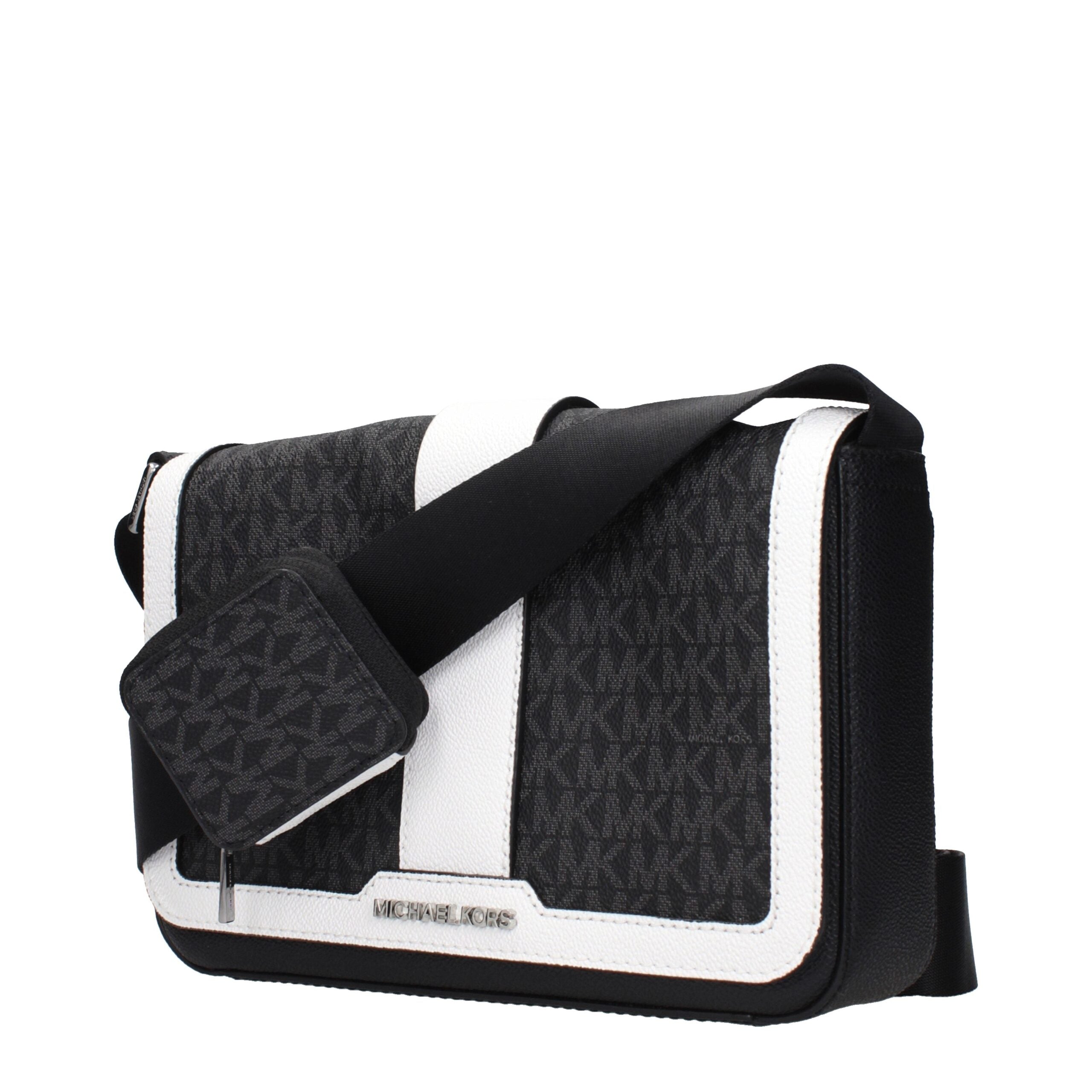 Michael Kors Black Fabric Crossbody Bag