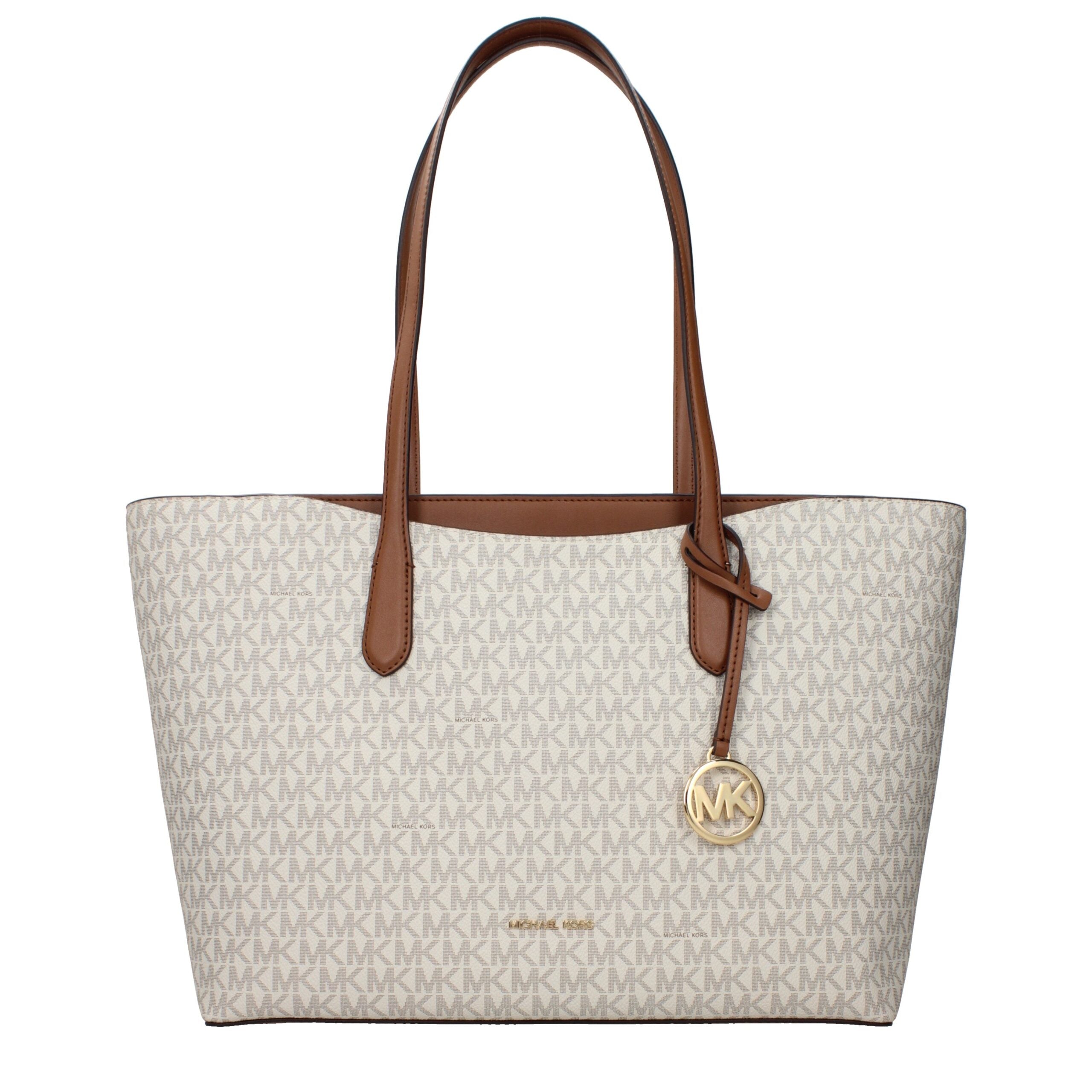 Michael Kors Beige Fabric Shoulder Bag