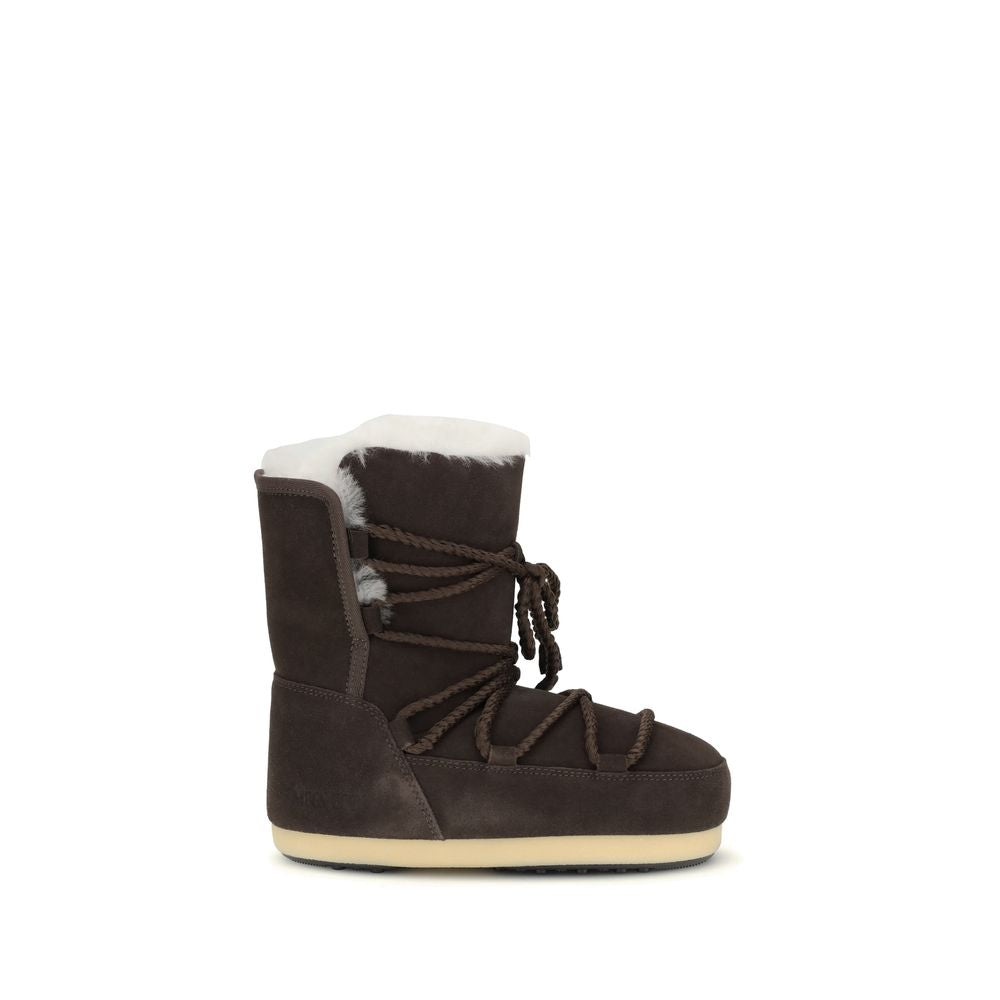 Moon Boot Suede and shearling Ankle Boots