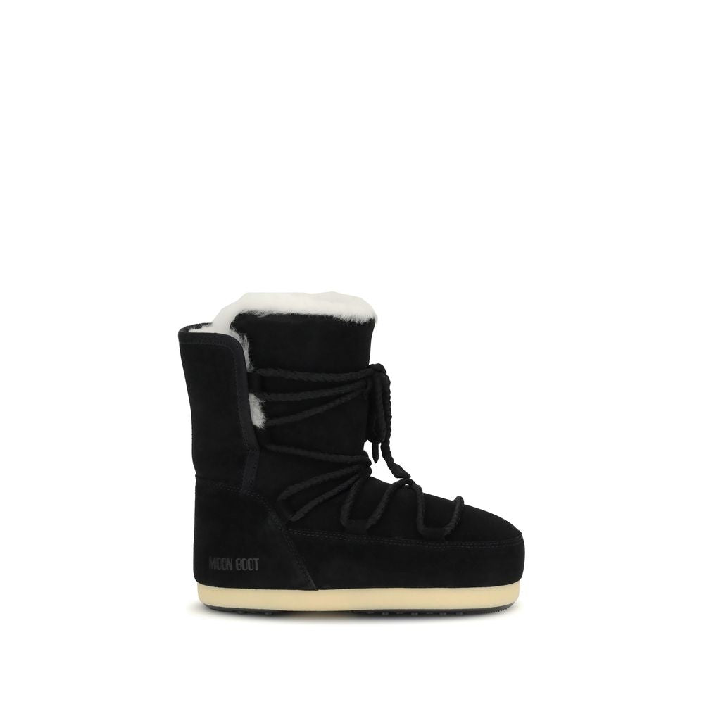 Moon Boot Suede and shearling Ankle Boots