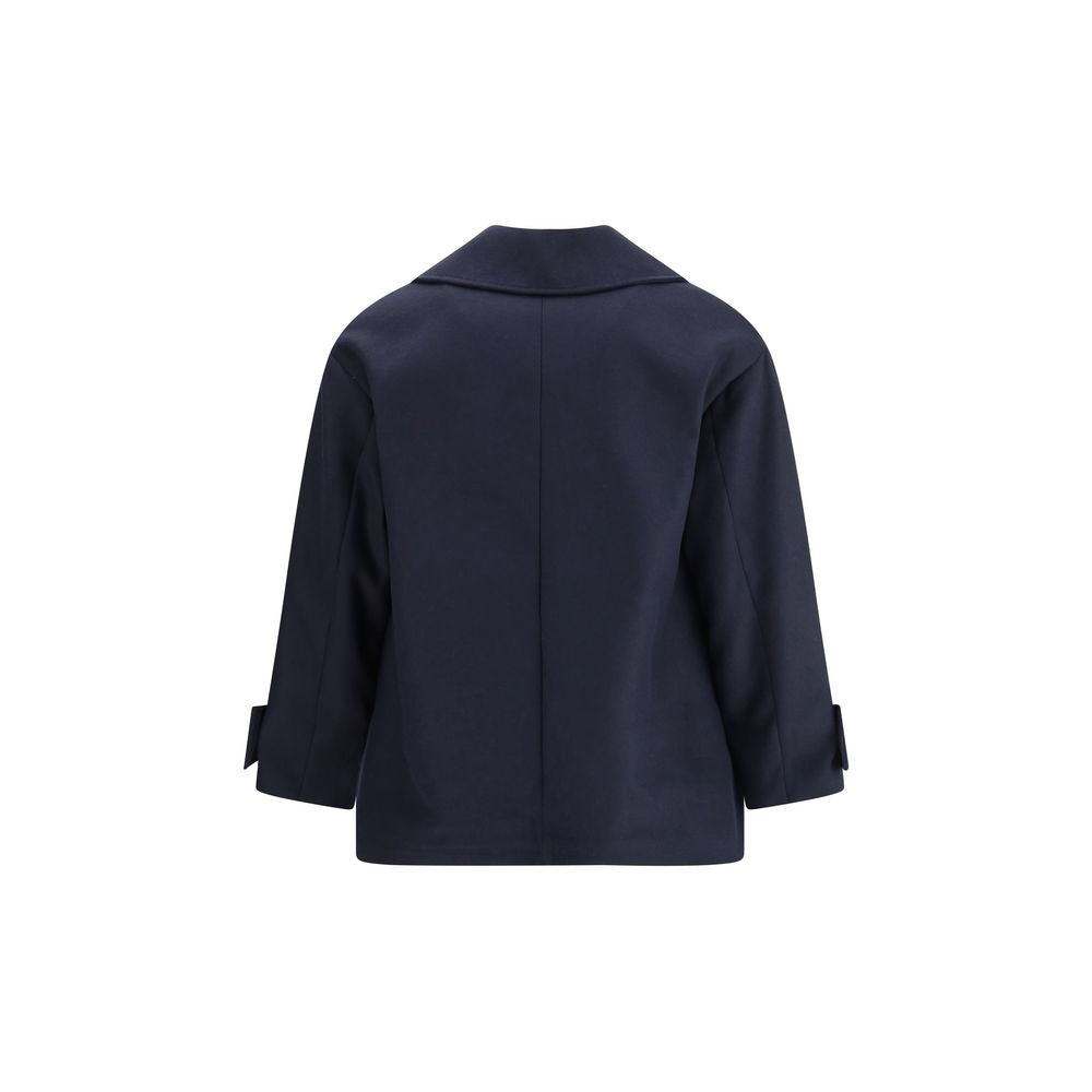 Cruna Midi Coat with button closure