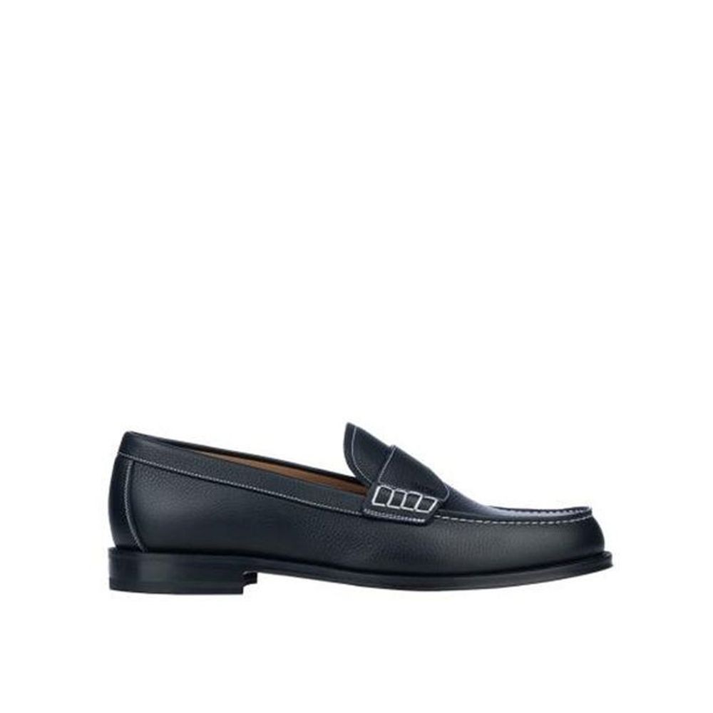 Dior Black Calfskin Slip-On Loafers