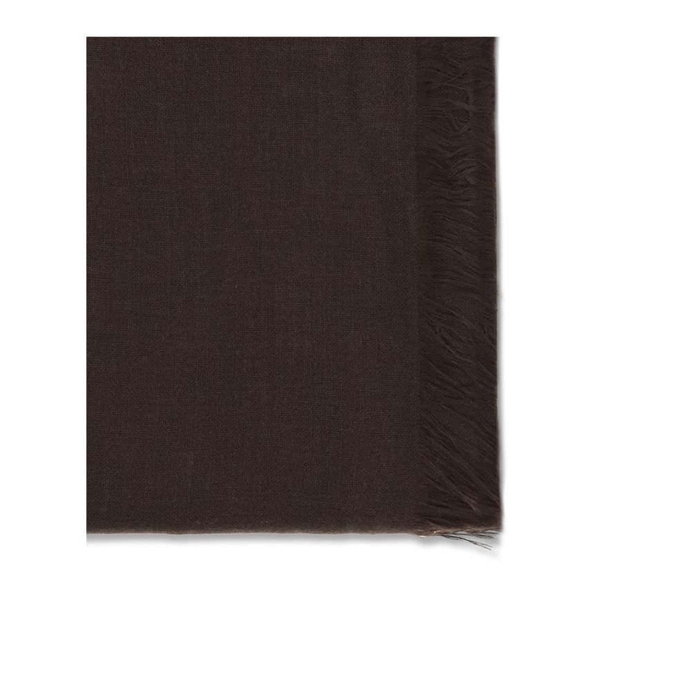 Brunello Cucinelli Brown Cashmere Scarf