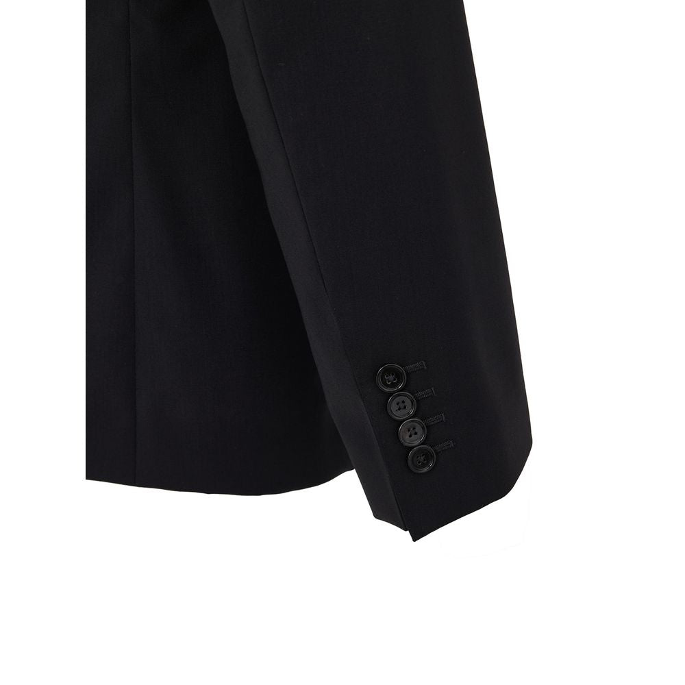 Dolce & Gabbana Black Wool Two-Piece Suit