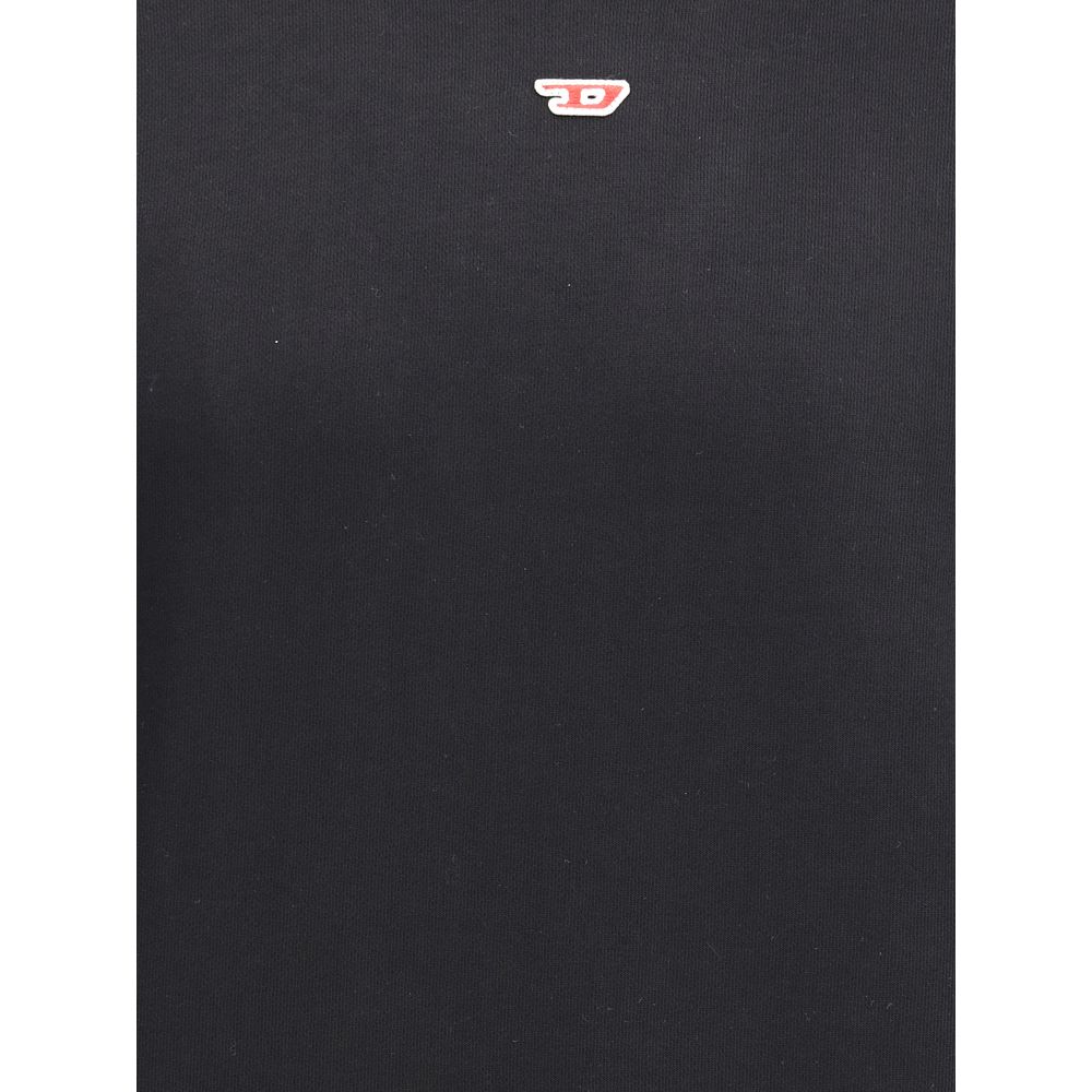 Diesel Black Cotton Sweatshirt