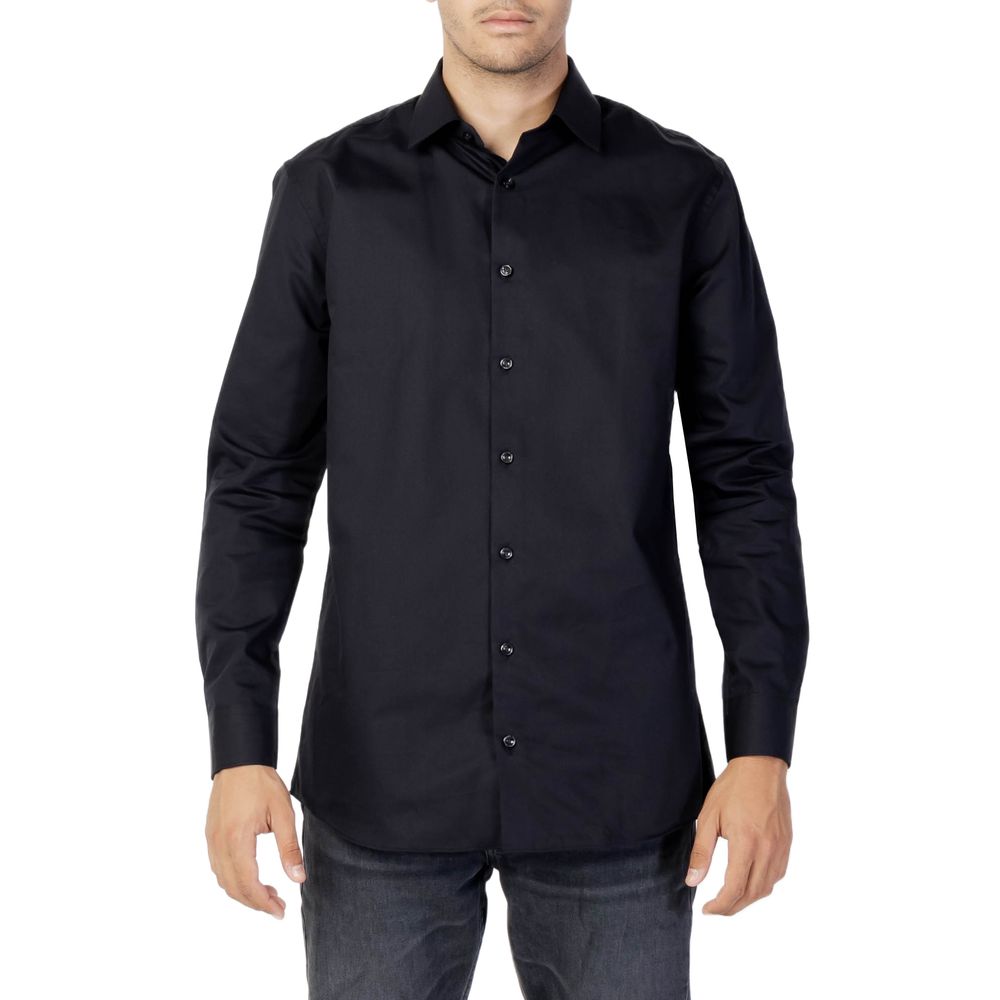 Selected Black Cotton Dress Shirt