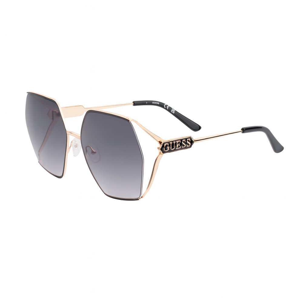 Guess Gold Metal Sunglasses