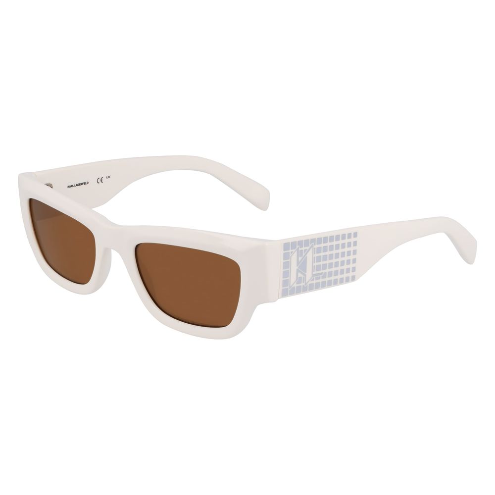 Karl Lagerfeld White Injected Sunglasses