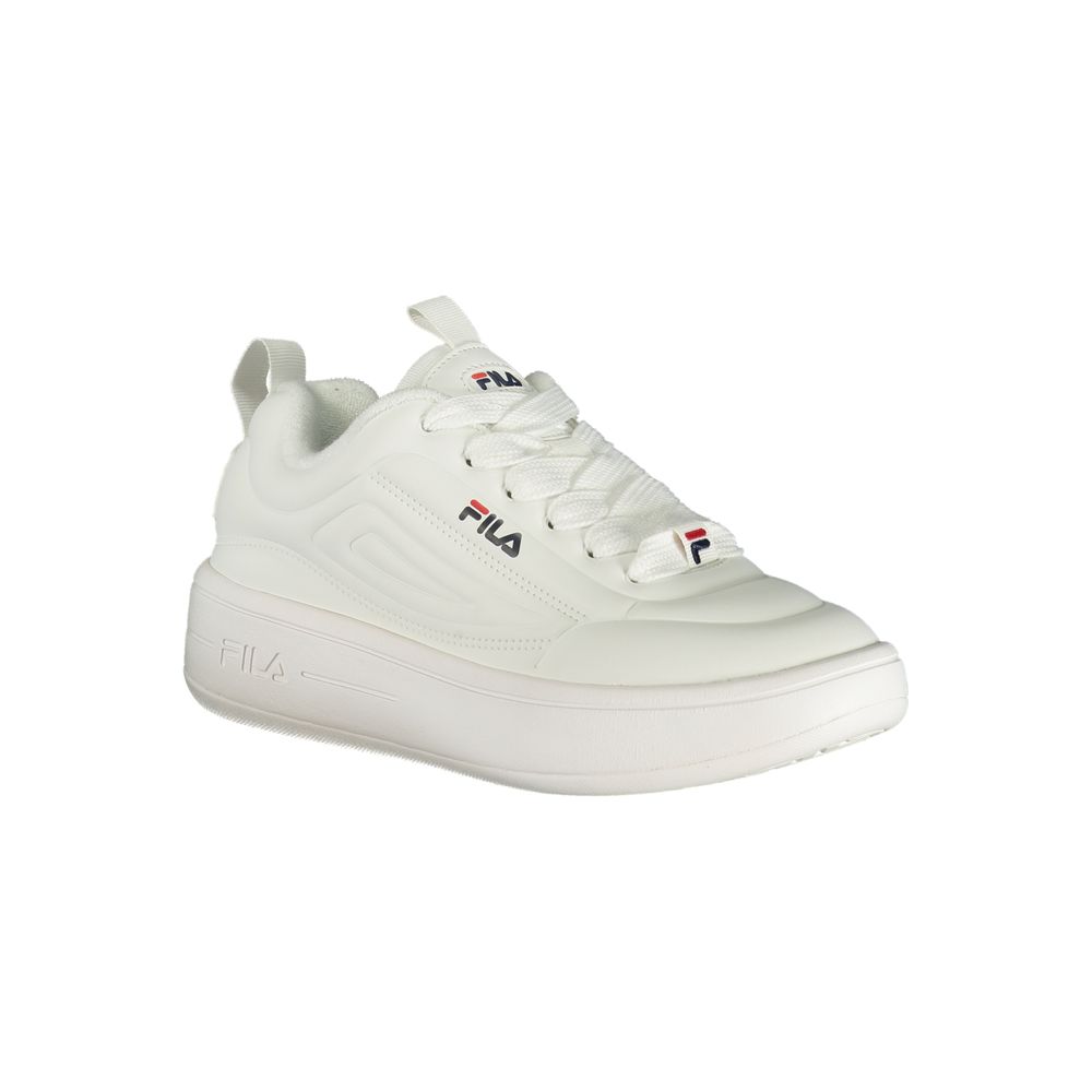 Fila White Polyester Sneaker