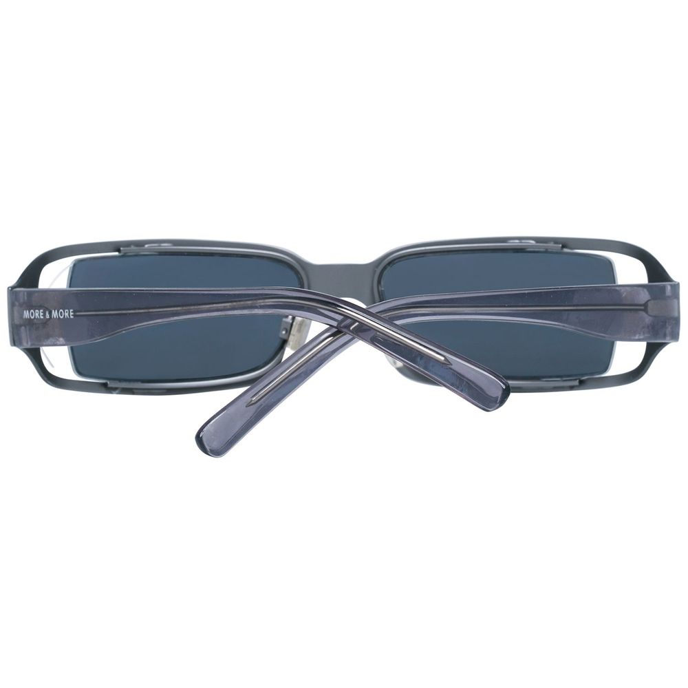 More & More Gray Metal Sunglasses