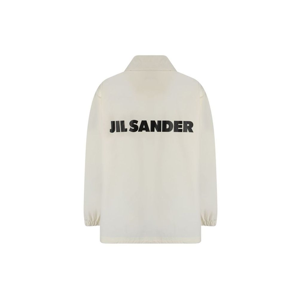 Jil Sander White Cotton Shell Jacket